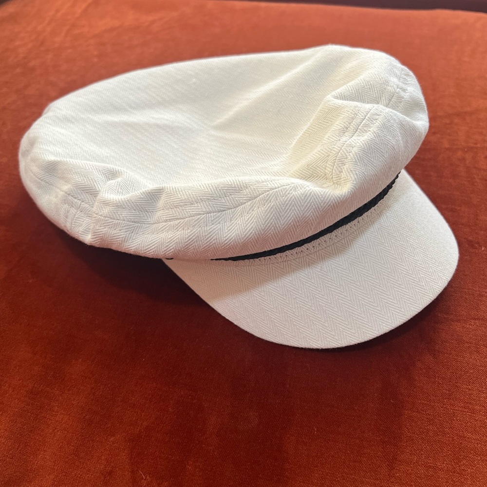 Brixton White Fiddler Hat L